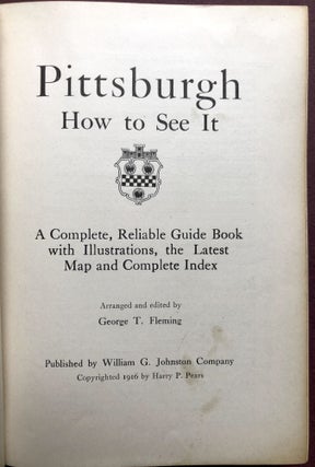Pittsburgh, How to See It...1916