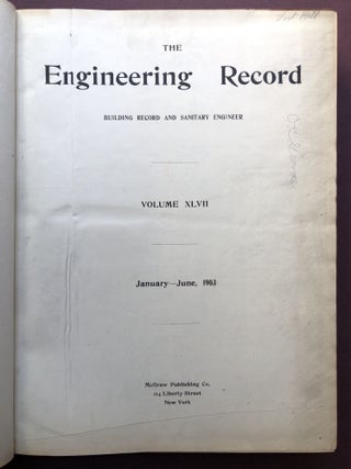 The Engineering Record, Building Record and Sanitary Engineer, Vol. 47, January-June 1903