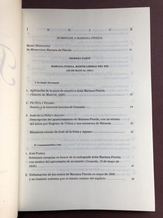 Boletin de la Fundacion Federico Garcia Lorca, Numero 41-42, 2007: Special issue on Mariana Pineda