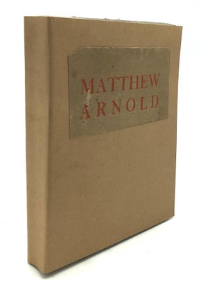 Item #H22909 Essays. Matthew Arnold
