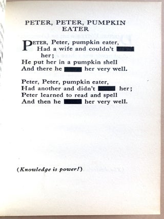 CENSORED Mother Goose Rhymes