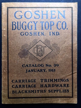 Item #H22996 Catalog No. 39, January 1915: Carriage Trimmings, Hardware, Blacksmiths' Supplies....