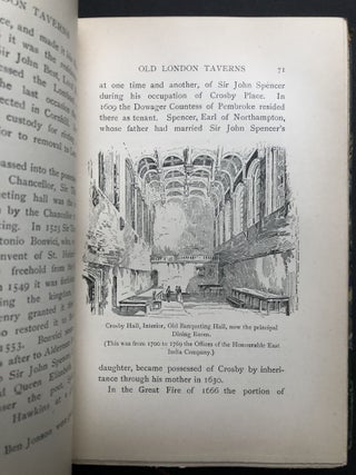 Old London Taverns: Historical, Descriptive And Reminiscent, With Some Account Of The Coffee Houses, Clubs, Etc.
