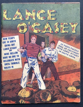 Item #H23065 Lance O'Casey (1943 pocket sized comic book): "New year's Eve in South China but...