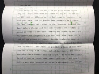 File of 16 letters & postcards, etc., 1973-1992 from Davies to fellow poet Richard Dillon