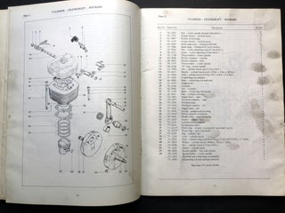 Replacement Parts List for the 1973 Victor motorcycle Model B50-MX; also can be used for the 1974 Triumph motorcycle TR5MX