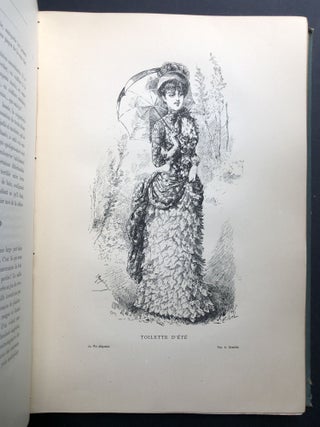 La Vie Elegante, Vols. 1 & 2, 1882-1883, many engraved plates