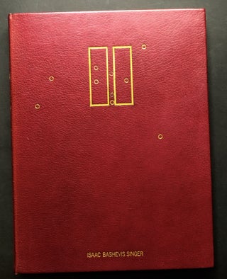 Satan in Goray (1981) finely bound in full morocco, inscribed by Singer, with signed etchings and suite of original ink drawings and additional etchings