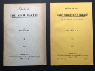 Item #H23325 The Sikh Prayer (1956) and The Sikh Religion, An Outline of its Doctrines (1958)....