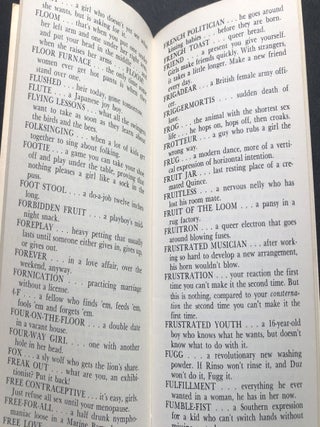 The Dicephalous Dictionary, for ADULT Adults, 1669 DeFUNitions for Swingers, Hippies and All the Young at Heart
