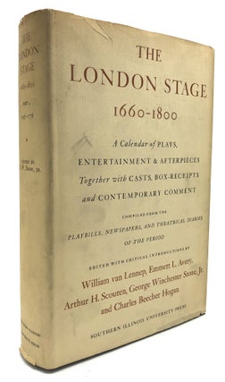 Item #H23495 The London Stage, 1660-1800, Part 4, Vol. I: 1747-1776 (General Introduction plus...