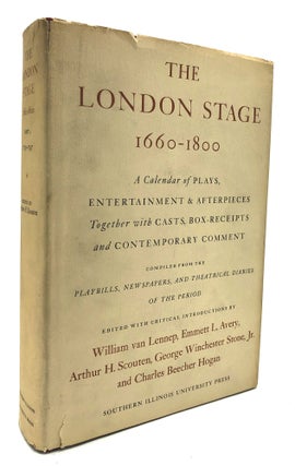 Item #H23498 The London Stage, 1660-1800, Part 3, Vol. I: 1729-1747 [Introduction to the London...