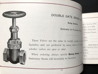 1895 catalog of Valves and Water Gates