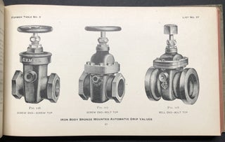 1899 Catalogue and Price List of Valves, Fire Hydrants, Etc., manufactured by Chapman Valve Manufacturing Company, Indian Orchard, Mass.