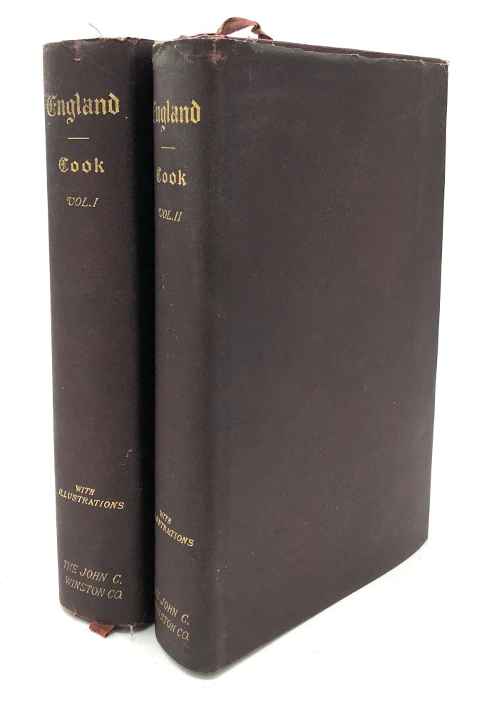 Item #H23958 England, Picturesque & Descriptive, Reminiscences of Foreign Travel, 2 vols. in original oilcloth dust jackets. Joel Cook.