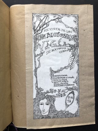 La Revista del Vigia, Ano 7 numero 2, 1996 [limited edition Cuban literary magazine with innovative book design): Homenaje a Dulce Maria Loynaz
