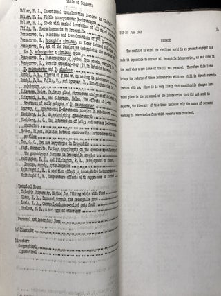 Drosophila Information Service (DIS) Bulletins 1936-1951