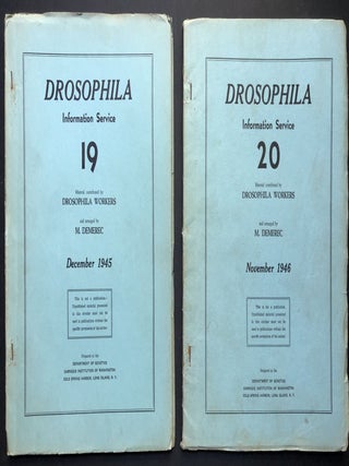 Drosophila Information Service (DIS) Bulletins 1936-1951