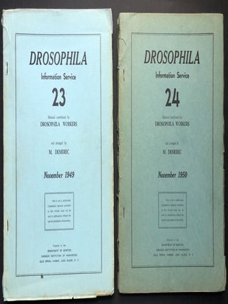 Drosophila Information Service (DIS) Bulletins 1936-1951