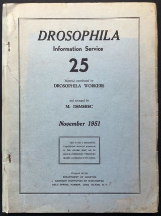 Drosophila Information Service (DIS) Bulletins 1936-1951