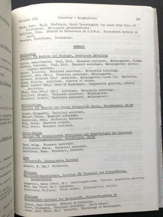 Drosophila Information Service (DIS) Bulletins 1936-1951