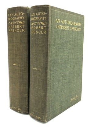 Item #h24075 An Autobiography, 2 volumes. Herbert Spencer