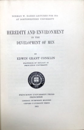 Heredity and Environment in the Development of Men