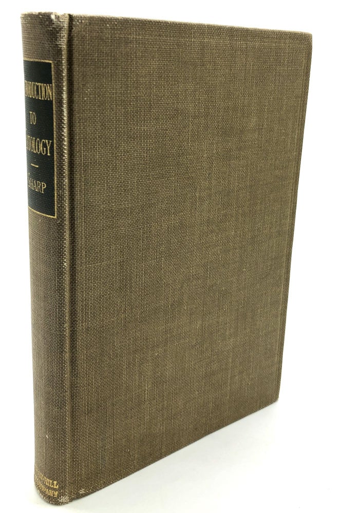Item #h24111 An Introduction to Cytology, first edition inscribed to fellow Cornell botanist Lewis Knudson. Lester W. Sharp.
