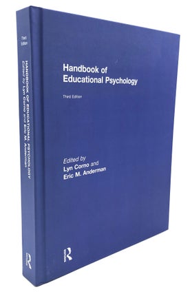 Item #h24207 Handbook of Education Psychology, Third Edition. Lyn Corno, eds Eric M. Anderman