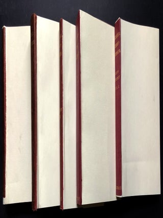 Bibliotheca Chemico-Mathematica, 5 volumes, with 2 volume original edition (1921), First Supplement (1932), Second Supplement, Vols. 1 & 2 (1937)