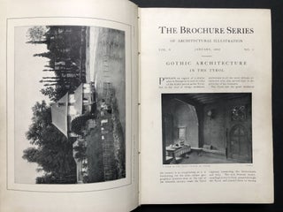 Bound volume of the Brochure Series of Architectural Illustration, Vols. 8 & 9, nos. 1-12: January 1902 - December 1903