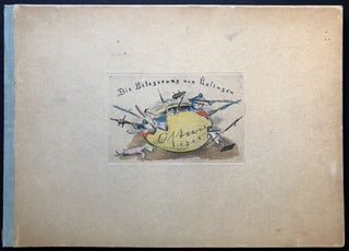 Item #H24396 Die Belagerung von Üxlingen (portfolio of signed colored etchings). Georg Walter Ro...