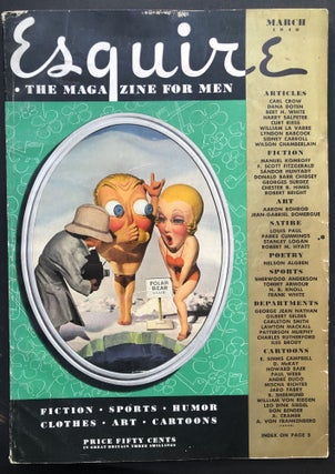 Item #H24400 Esquire, March 1940 with Fitzgerald's "Boil Some Water -- Lots of It" and Himes'...