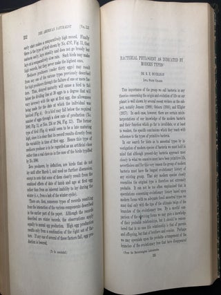 The American Naturalist, Vol. LII (52), 1918, bound volume