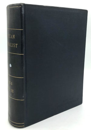 Item #H24445 The American Naturalist, Vol. XXXVIII (38), 1904, bound volume. C. R. Eastman, H. S....
