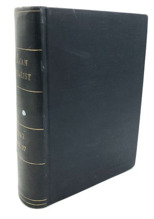 Item #H24449 The American Naturalist, Vol. XXXVII (37), 1903, bound volume. F. C. Baker, J. H....