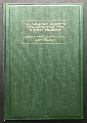 Item #H24479 The Comparative Anatomy of Extra-Chromosomal Types in Datura Stramonium. Edmund W....