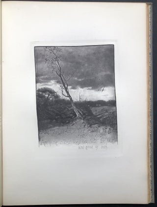 An Autumn Pastoral, The Death of the Flowers, large paper edition with 15 plates by C. E. Phillips