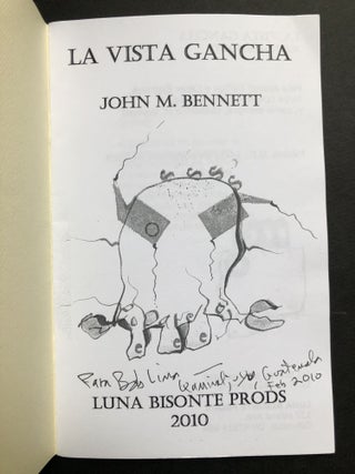 La Vista Gancha - inscribed, plus envelope with short handwritten note and a few more poems