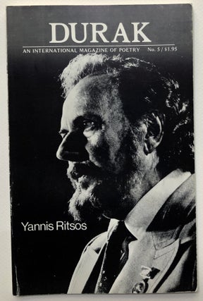 Item #H24675 Durak, an international magazine of poetry, no. 5, 1980: Yannis Ritsos issue,...