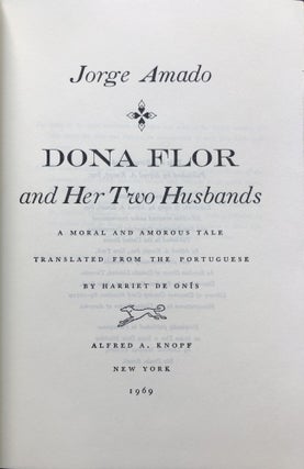 Dona Flor and Her Two Husbands -- inscribed to Robert Lima & his wife