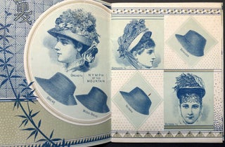 Spring 1880 Blue Book of Fashions: illustrated catalog of women's hats, headwear and headpieces
