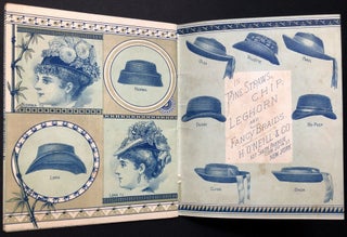 Spring 1880 Blue Book of Fashions: illustrated catalog of women's hats, headwear and headpieces