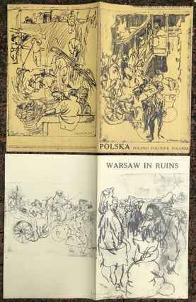 Topolski's Chronicle, Vols. 1-15, 1953-1978, with signed prints, one original drawing, signed note, etc.