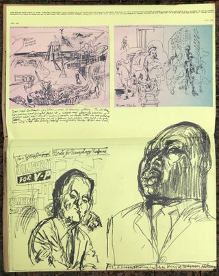 Topolski's Chronicle, Vol. Vol. XIII nos. 1-6 (1965) Omnibus: Bob Dylan, MLK, Ginsberg, Greenwich Village, Col. Boumedienne in Havana, etc.