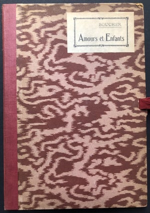 Item #H25015 Amours et Enfants -- 1892 portfolio of 16 chromolithographs of infants & putti....