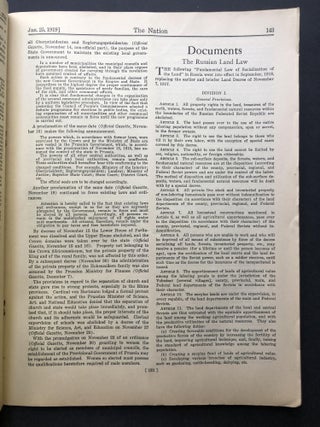 The Nation, complete year 1919, Vol. CVIII no. 2792 - Vol. CIX no. 2843, Jan. 4 - Dec . 27, 1919