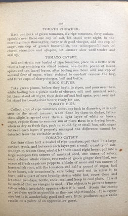 Mrs. Parker's Cook Book (very rare unrecorded cookbook) 1897