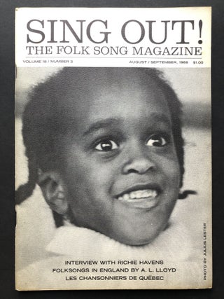 Item #H25124 Sing Out! Vol. 18 no. 3, August-September 1968. Ed Badeaux, eds. Rosalie Sorrels