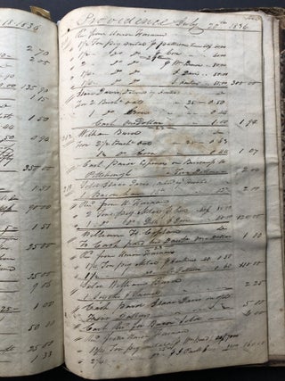 Ledger, Day Book and Account Book for Providence Iron Works, Brownsville Pa, 1833-1836